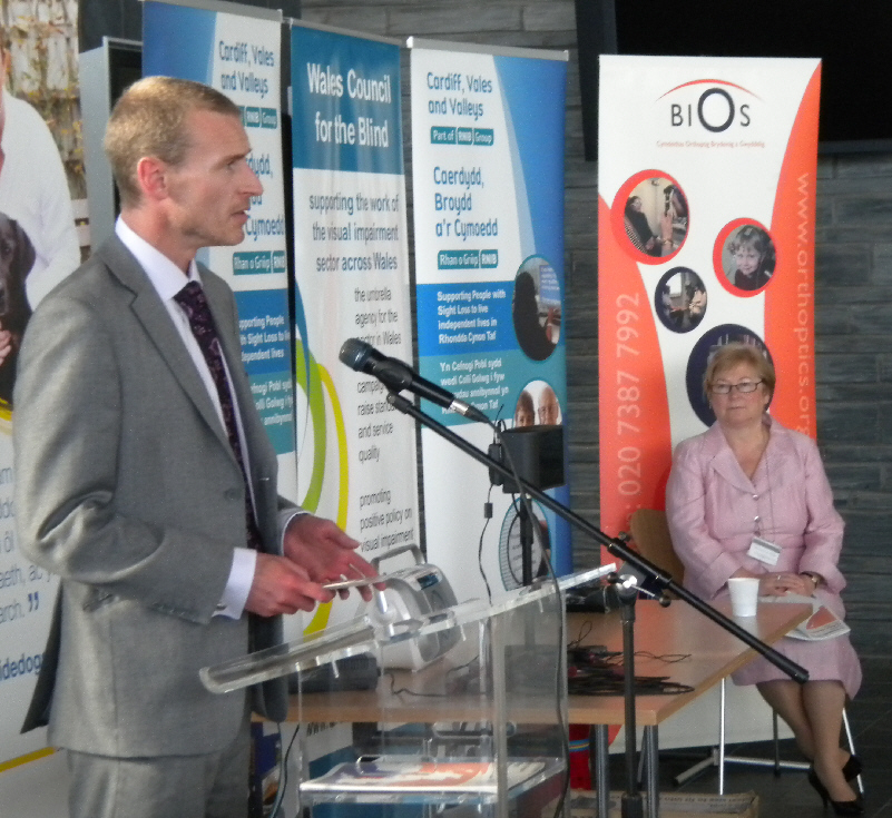WCB Director Phil Stevens and Sandy Mewies AM